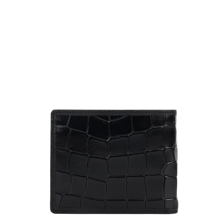 Bifold Men's Wallet - Black & Grey