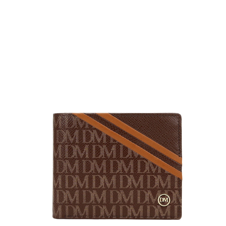 Monogram Bifold Men's Wallet - Walnut