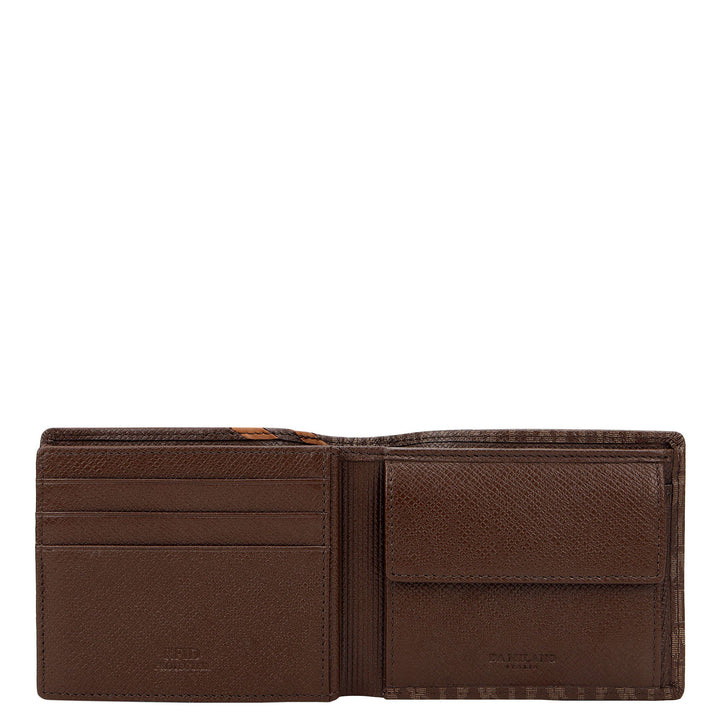 Monogram Bifold Men's Wallet - Walnut
