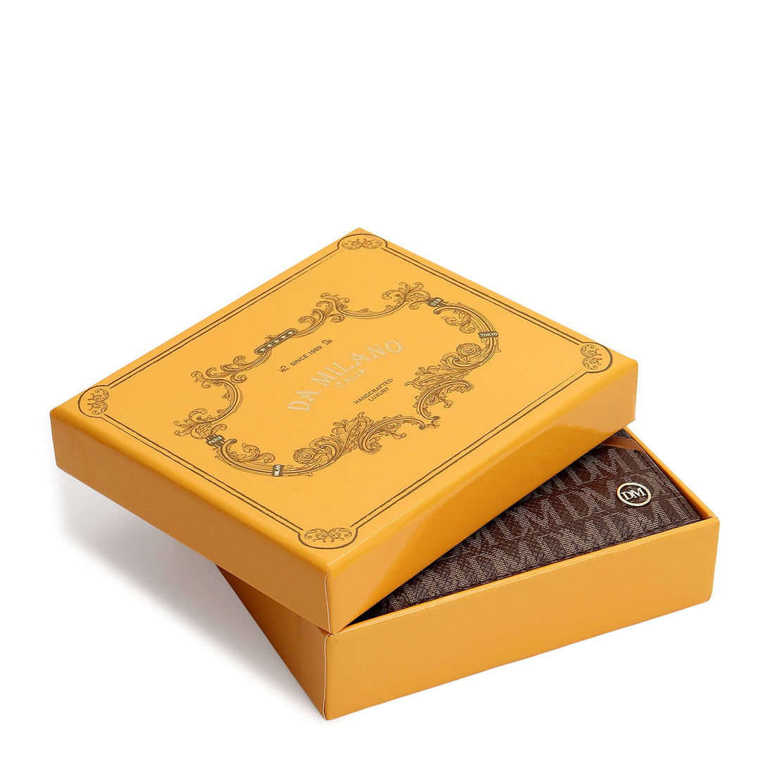 Monogram Bifold Men's Wallet - Walnut