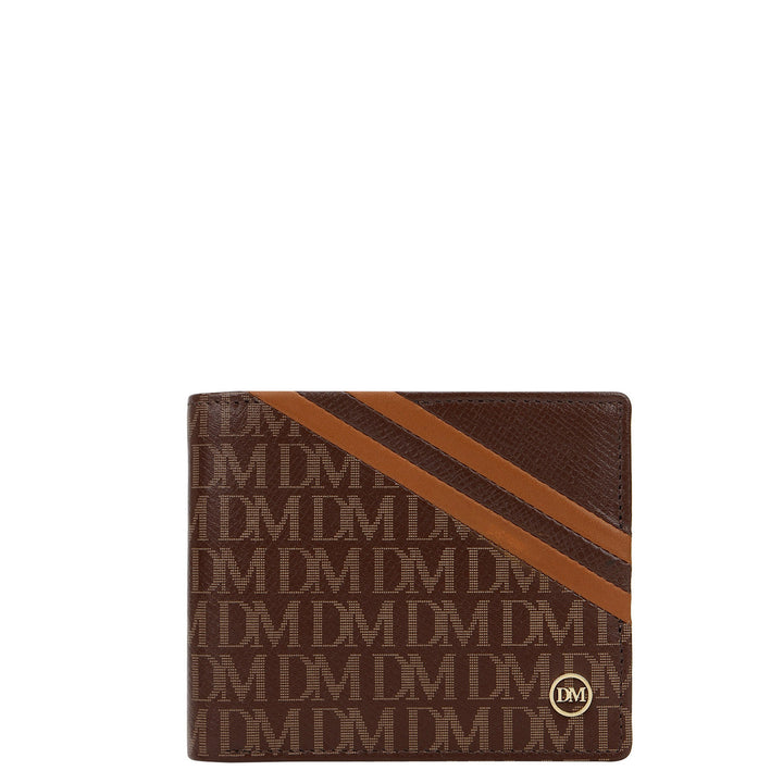Monogram Bifold Men's Wallet - Walnut