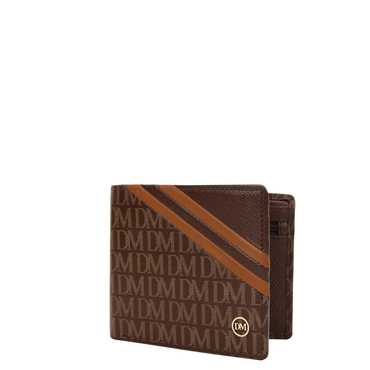 Monogram Bifold Men's Wallet - Walnut