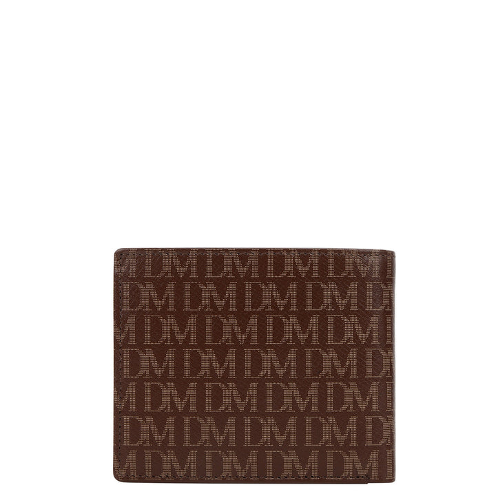Monogram Bifold Men's Wallet - Walnut