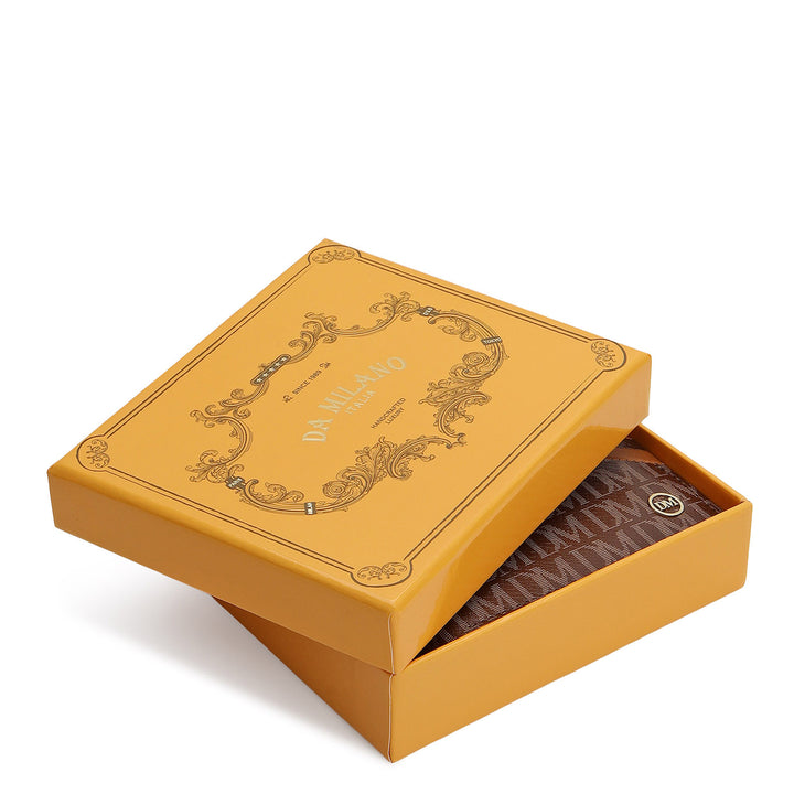 Monogram Bifold Men's Wallet - Walnut