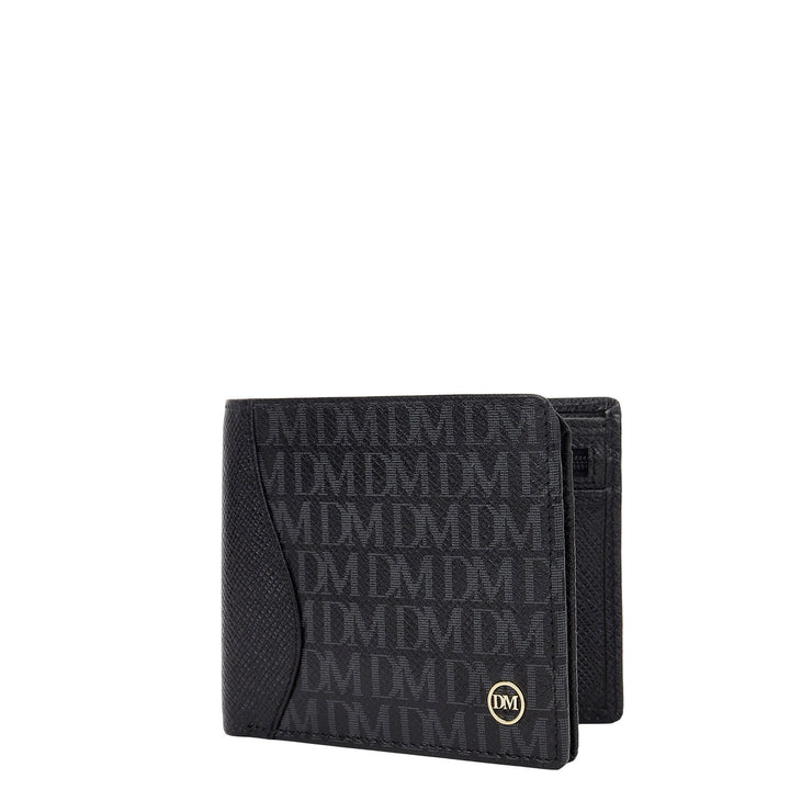 Monogram Bifold Men's Wallet - Black