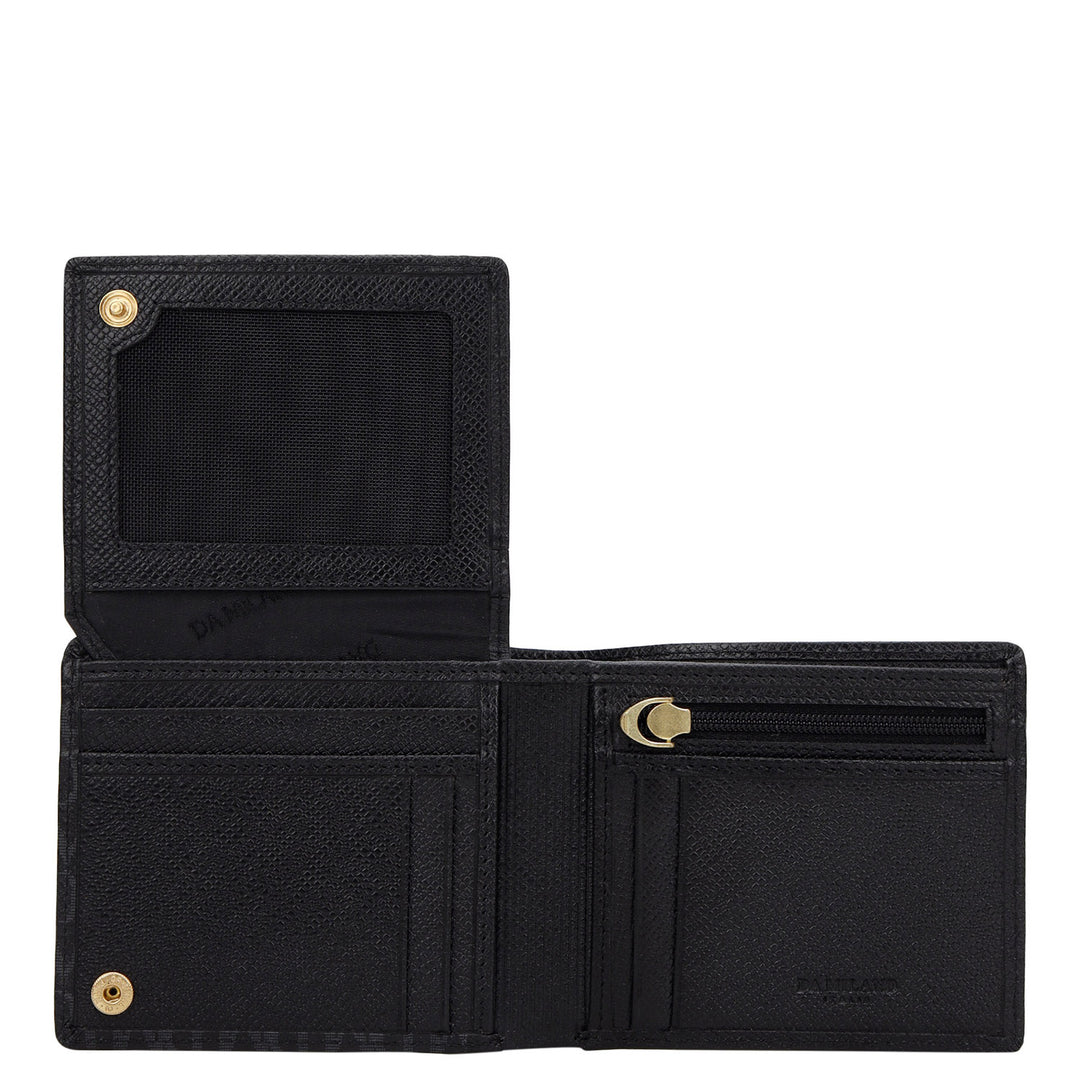 Monogram Bifold Men's Wallet - Black