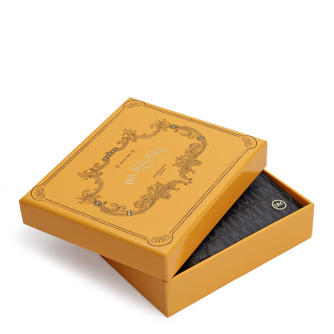 Monogram Bifold Men's Wallet - Black