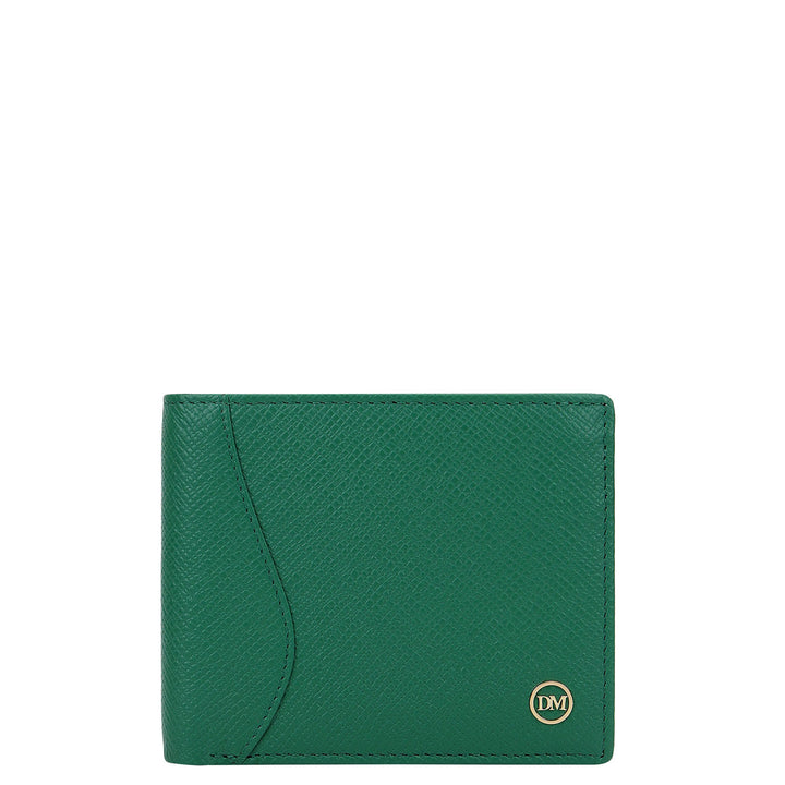 Bifold Men's Wallet - Emerald Green