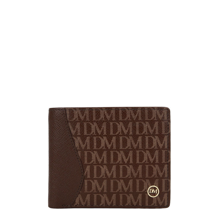 Monogram Bifold Men's Wallet - Walnut
