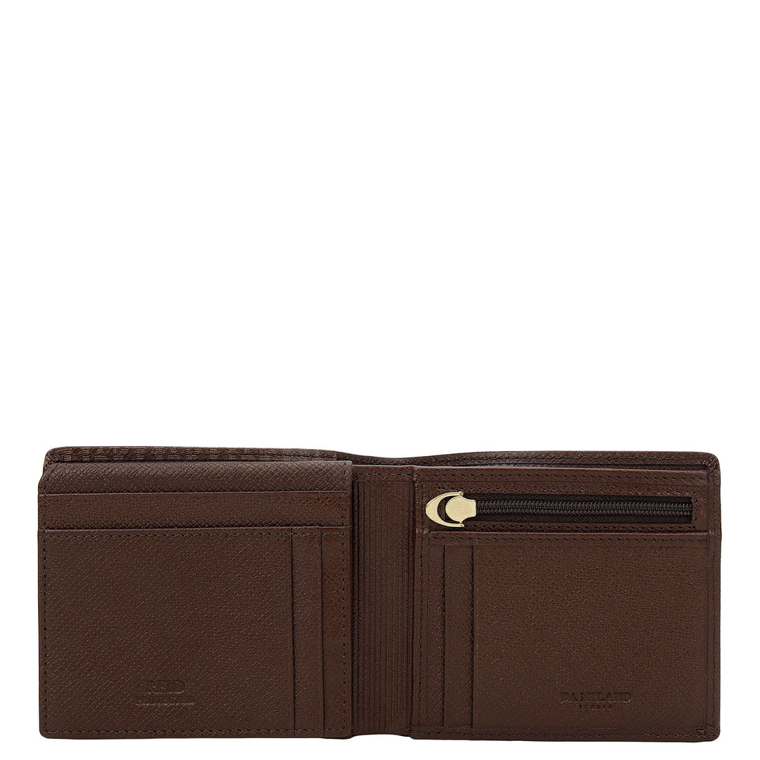 Monogram Bifold Men's Wallet - Walnut