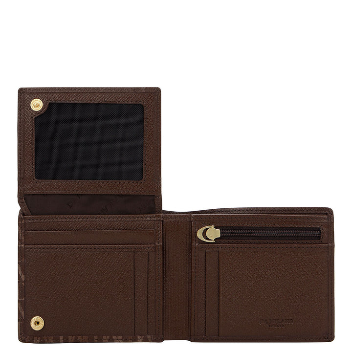 Monogram Bifold Men's Wallet - Walnut
