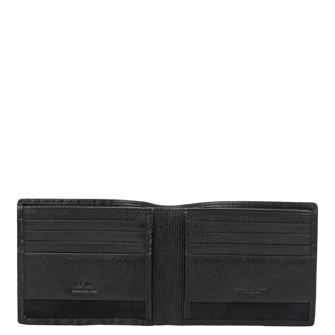 Monogram Bifold Men's Wallet - Black