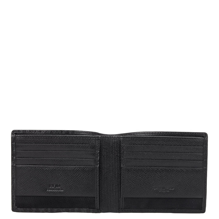 Monogram Bifold Men's Wallet - Black