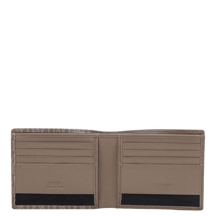 Monogram Bifold Men's Wallet - Smoke Grey