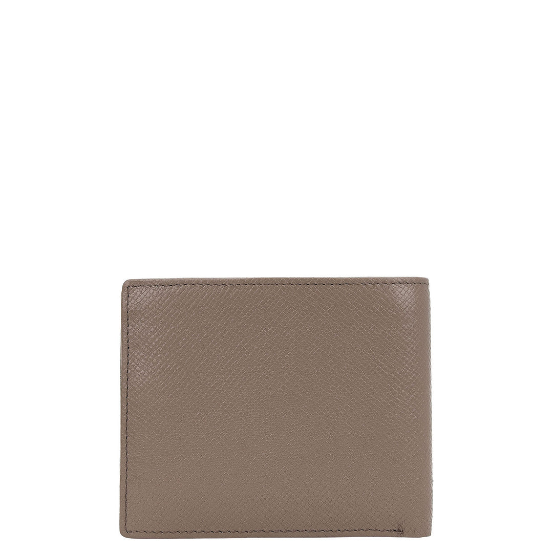 Monogram Bifold Men's Wallet - Smoke Grey
