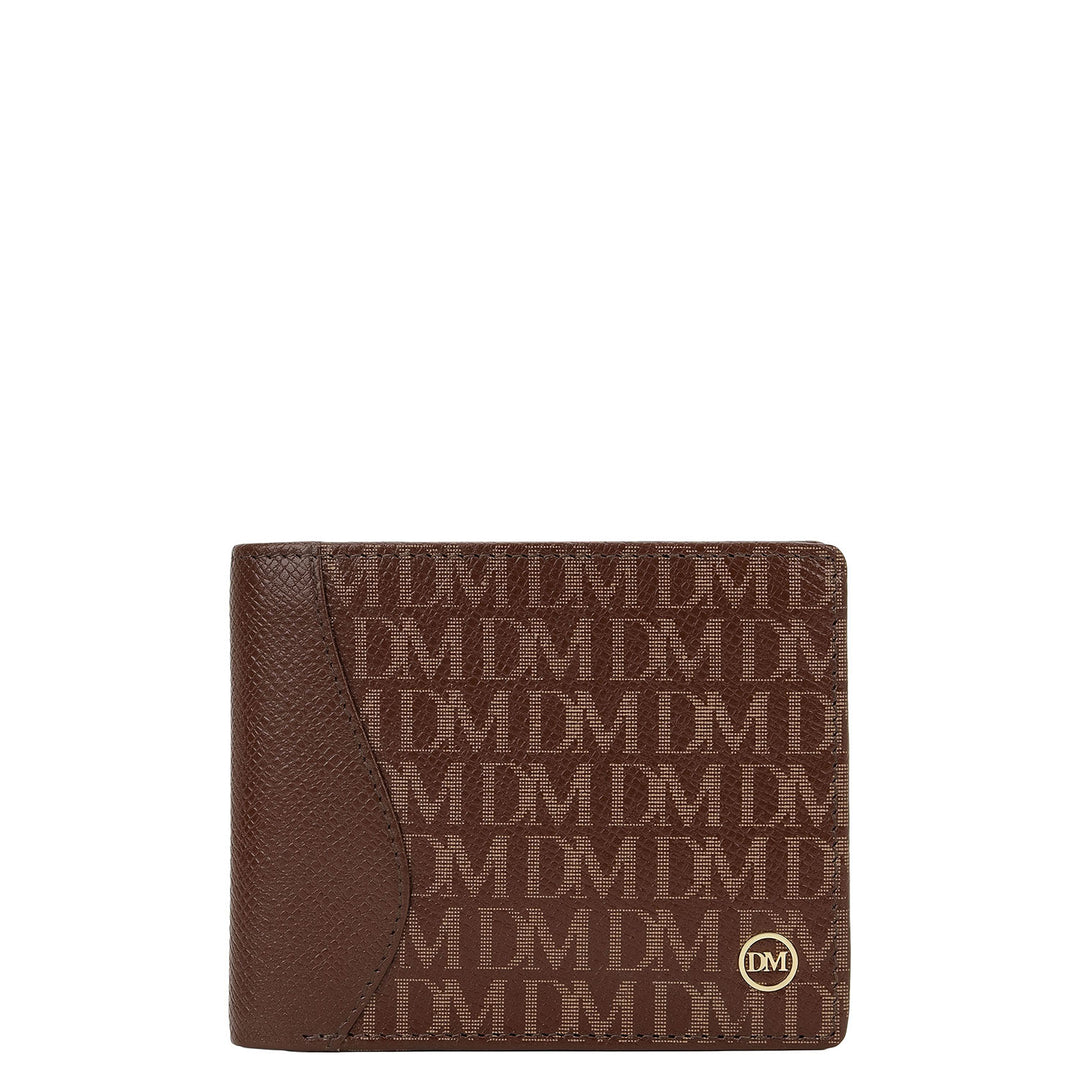 Monogram Bifold Men's Wallet - Walnut