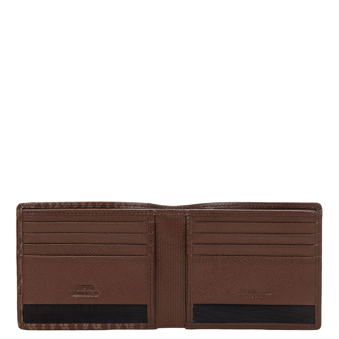 Monogram Bifold Men's Wallet - Walnut