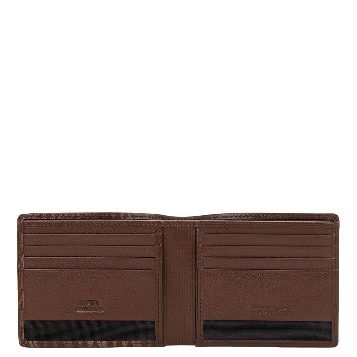 Monogram Bifold Men's Wallet - Walnut