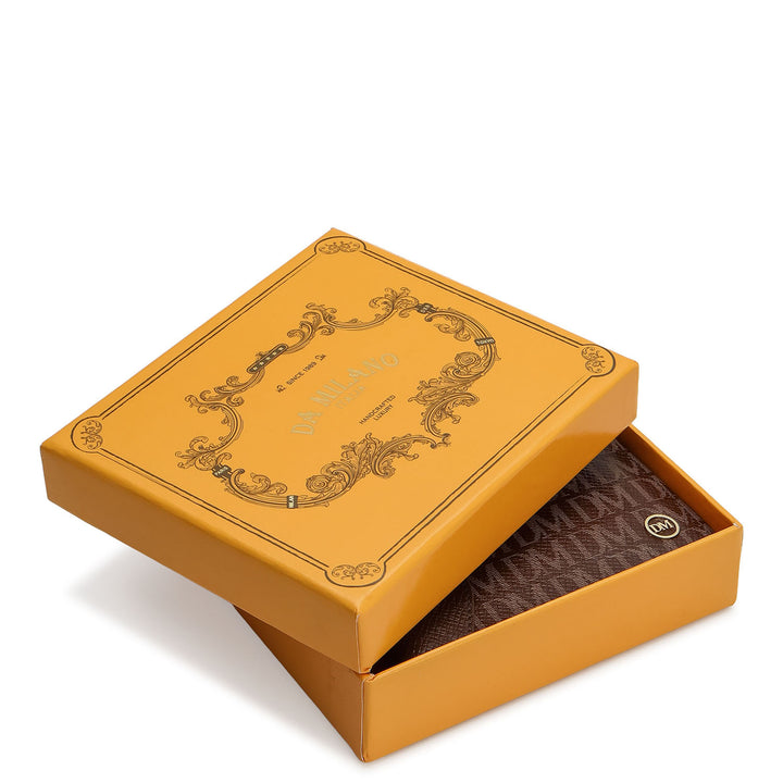 Monogram Bifold Men's Wallet - Walnut