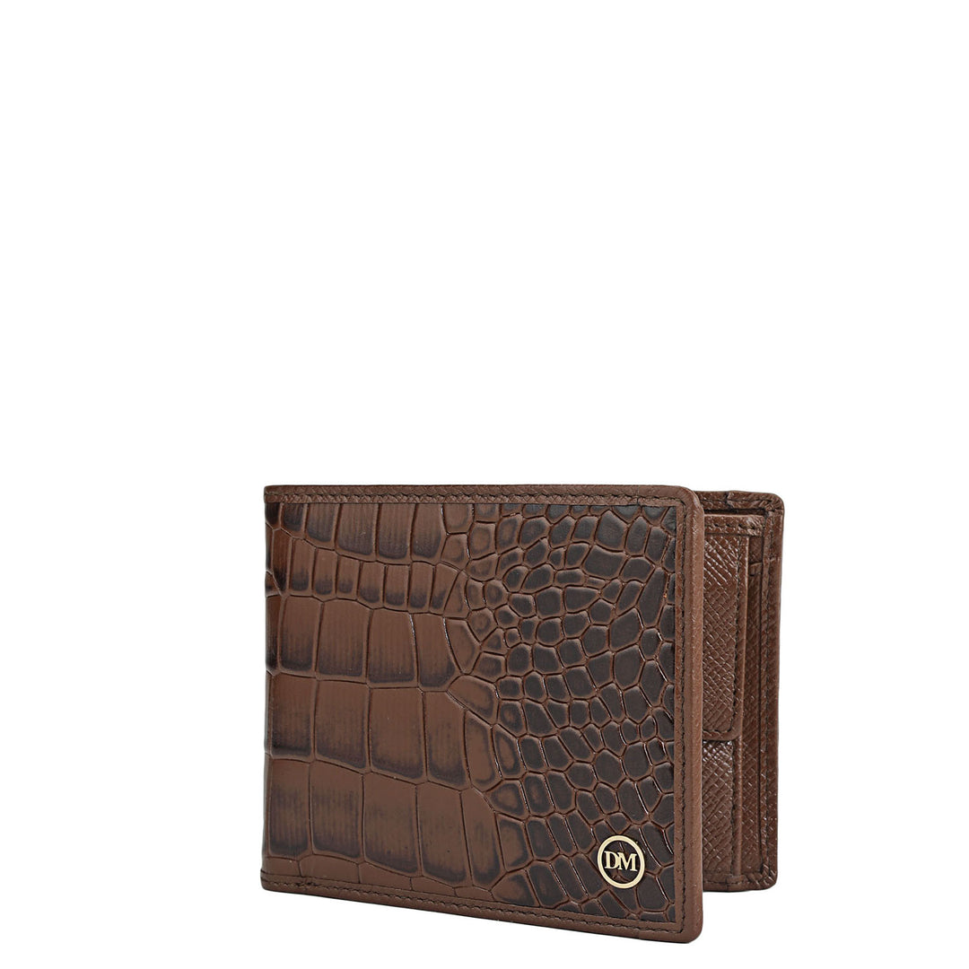 Date Bifold Leather Mens Wallet