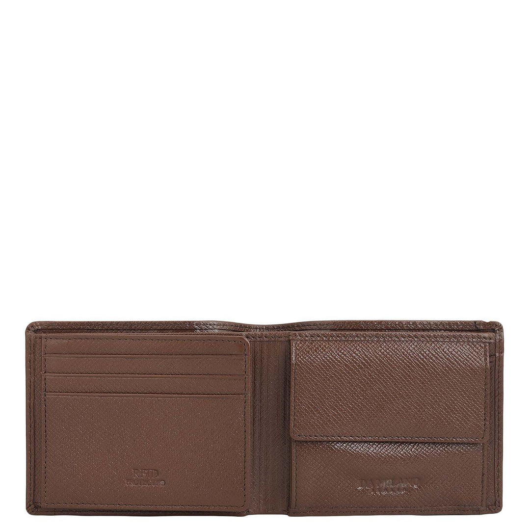 Date Bifold Leather Mens Wallet