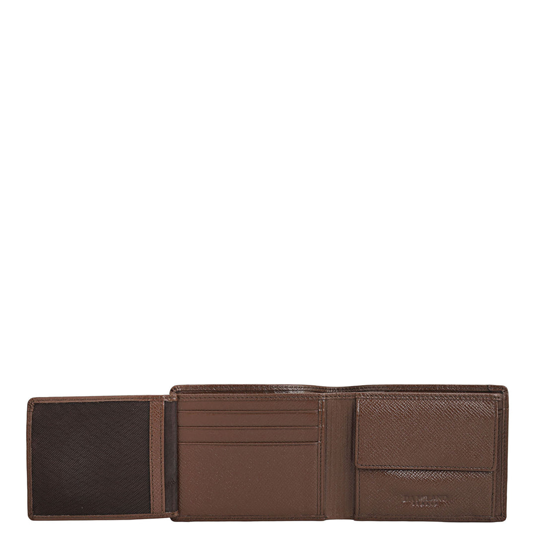 Date Bifold Leather Mens Wallet