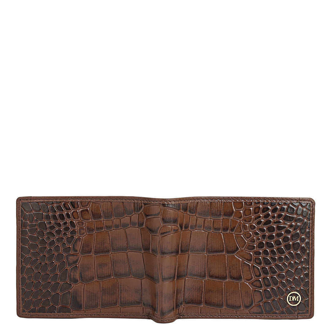 Date Bifold Leather Mens Wallet