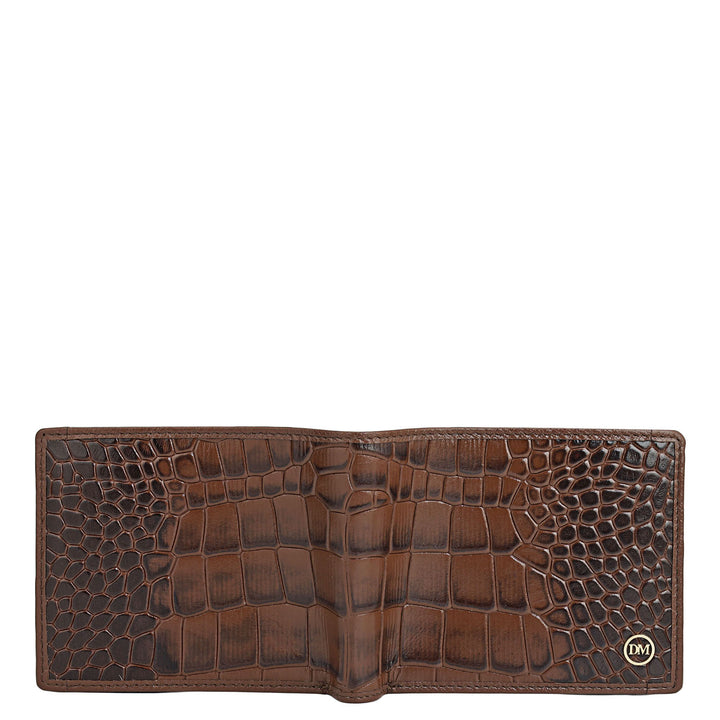 Date Bifold Leather Mens Wallet