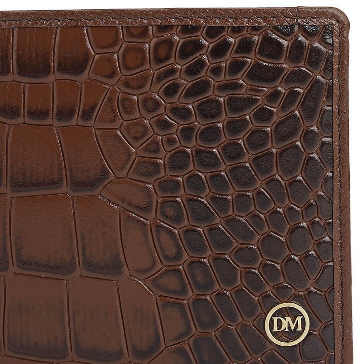 Date Bifold Leather Mens Wallet