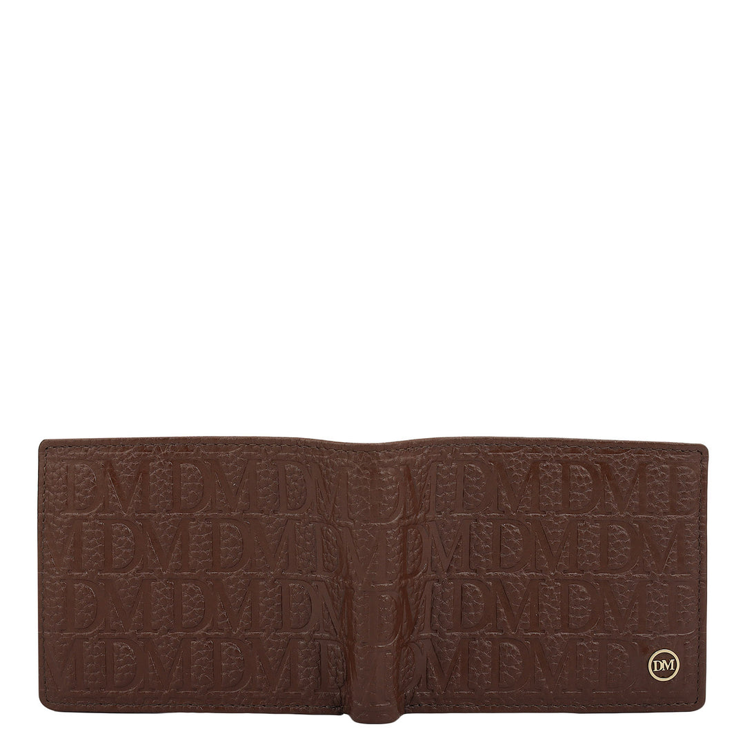 Espresso Bifold Leather Mens Wallet