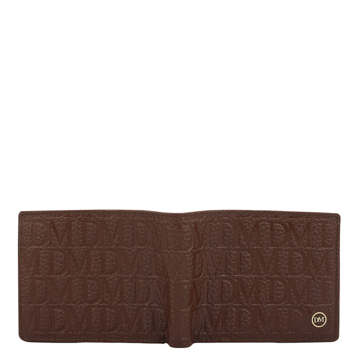 Espresso Bifold Leather Mens Wallet
