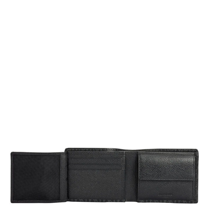 Monogram Bifold Men's Wallet - Black