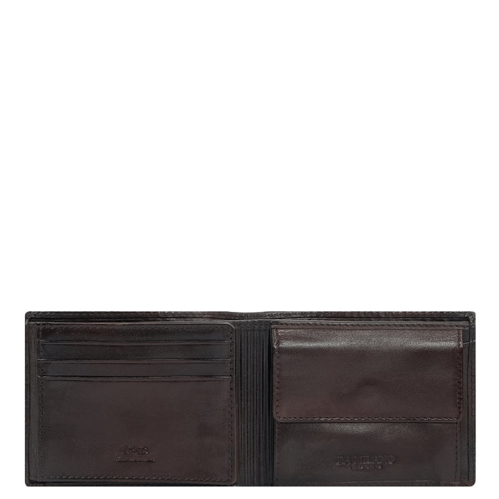 Brown Bifold Leather Mens Wallet