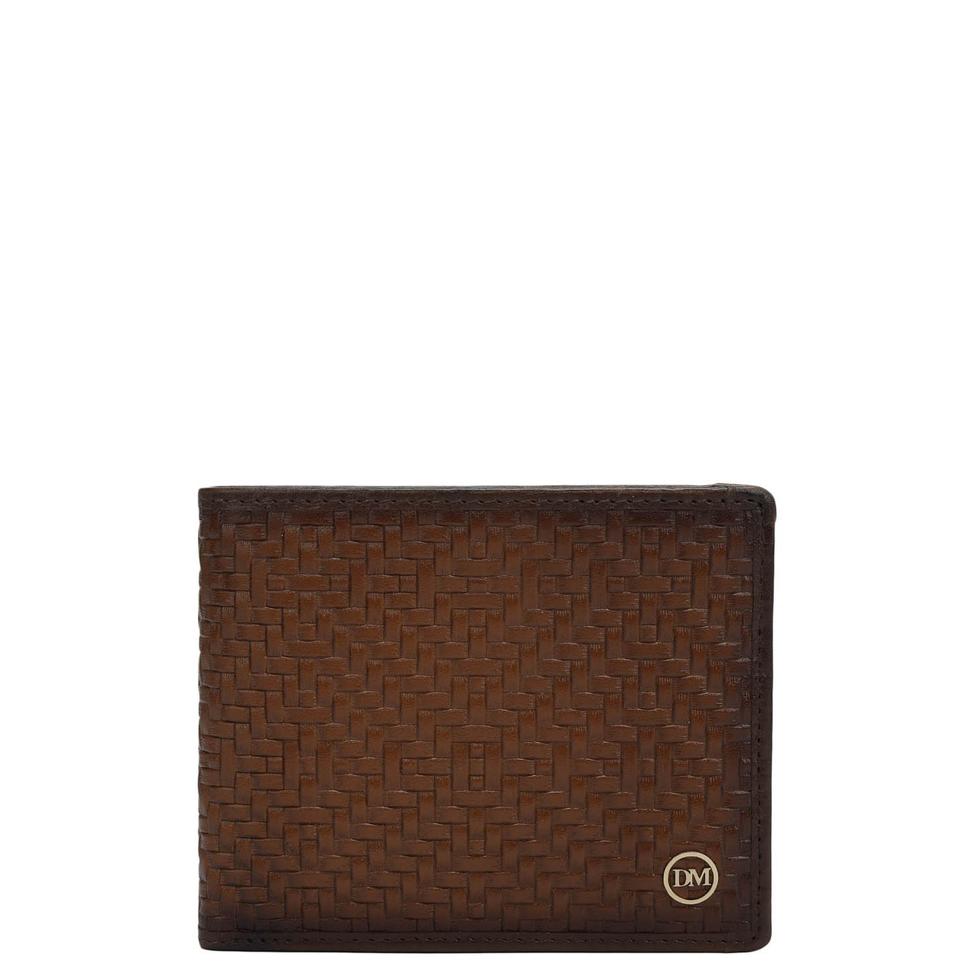 Cognac Bifold Leather Mens Wallet
