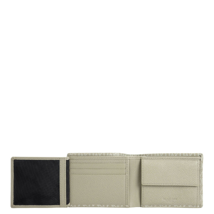 Monogram Bifold Men's Wallet - Smoke Grey