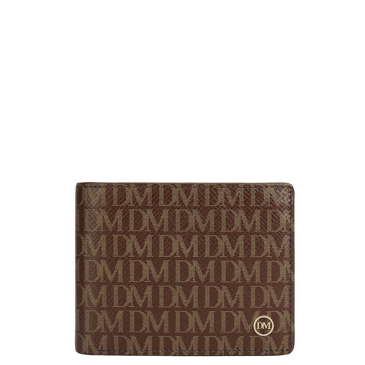 Monogram Bifold Men's Wallet - Walnut