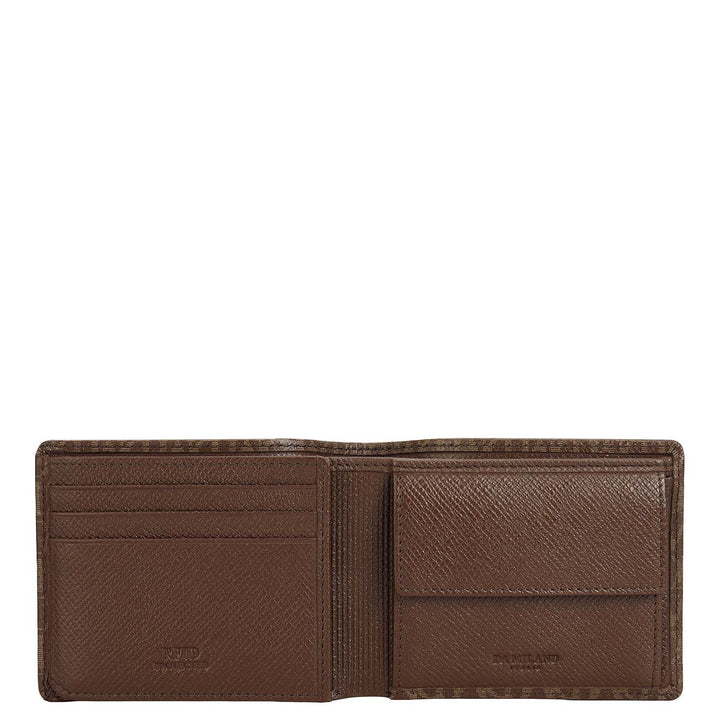 Monogram Bifold Men's Wallet - Walnut