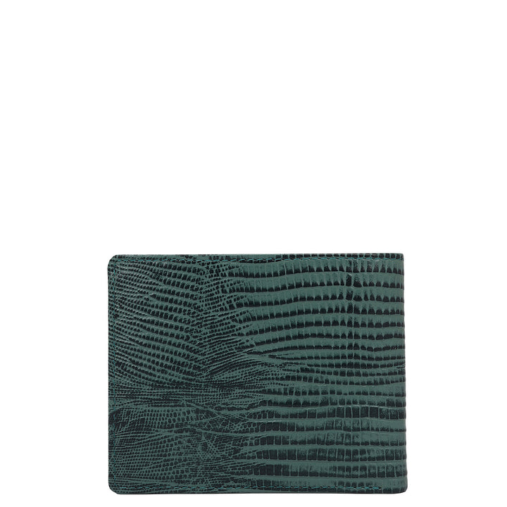 Green Bifold Leather Mens Wallet