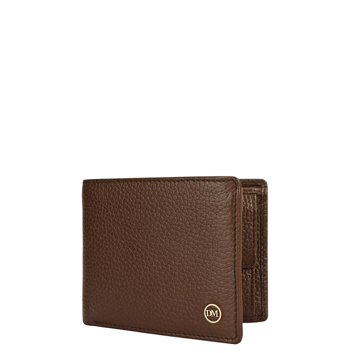 Mocha Bifold Leather Mens Wallet