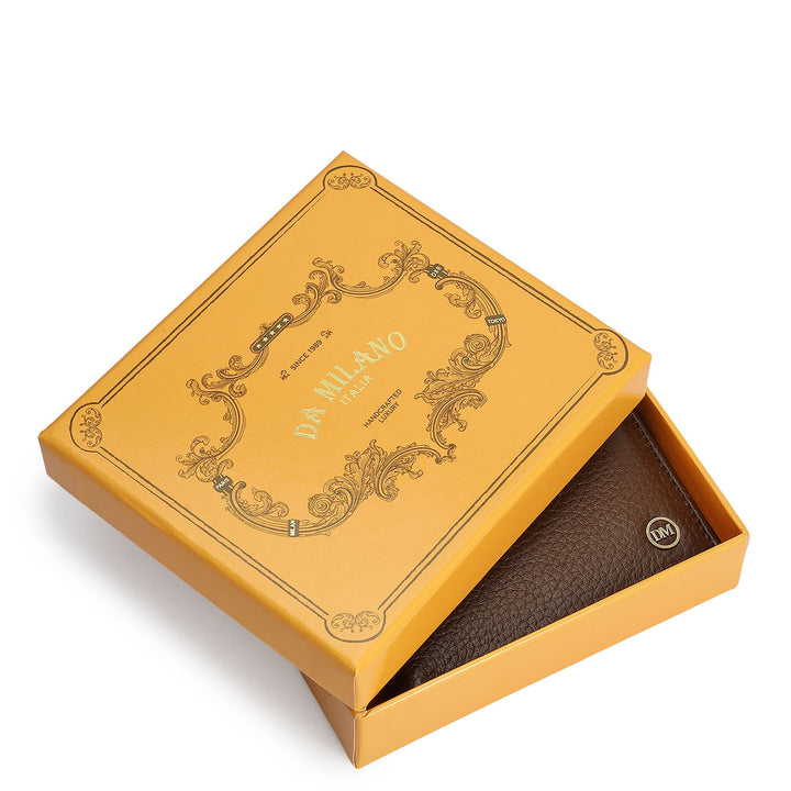 Mocha Bifold Leather Mens Wallet