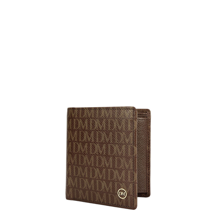 Walnut Bifold Leather Mens Wallet
