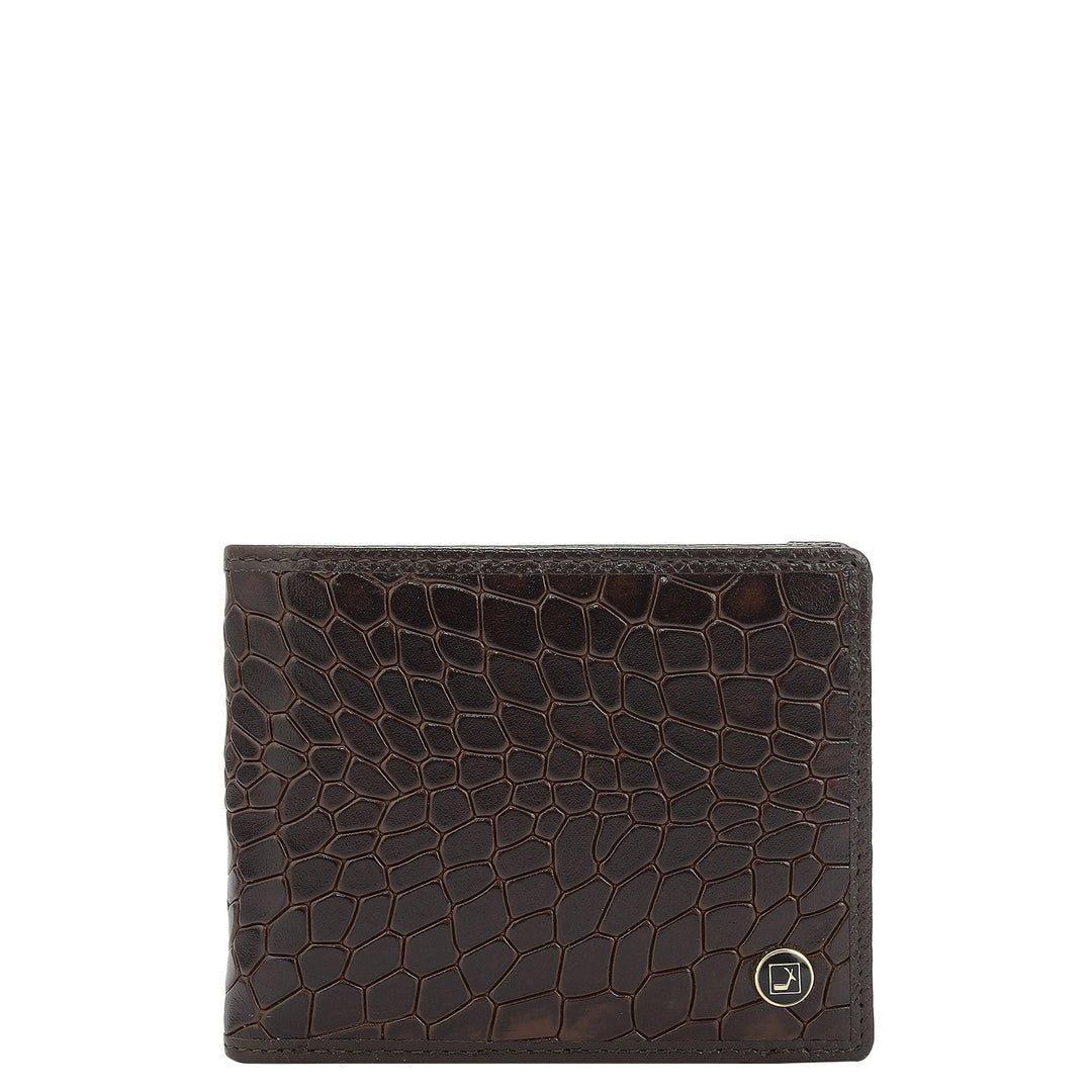Date Bifold Leather Mens Wallet