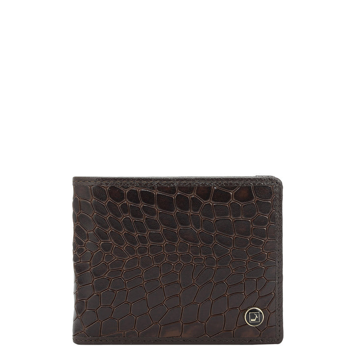 Date Bifold Leather Mens Wallet