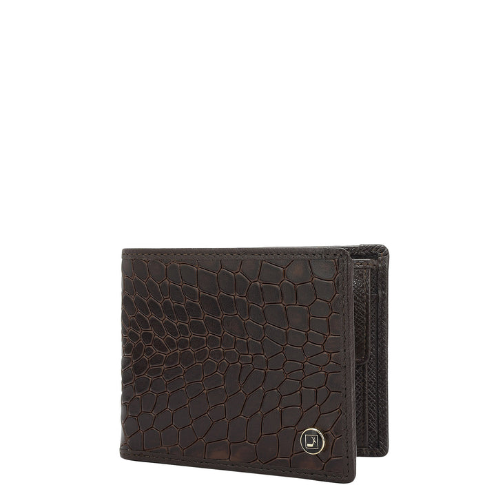 Date Bifold Leather Mens Wallet
