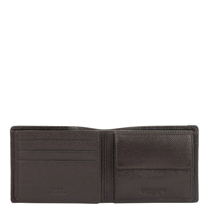 Date Bifold Leather Mens Wallet