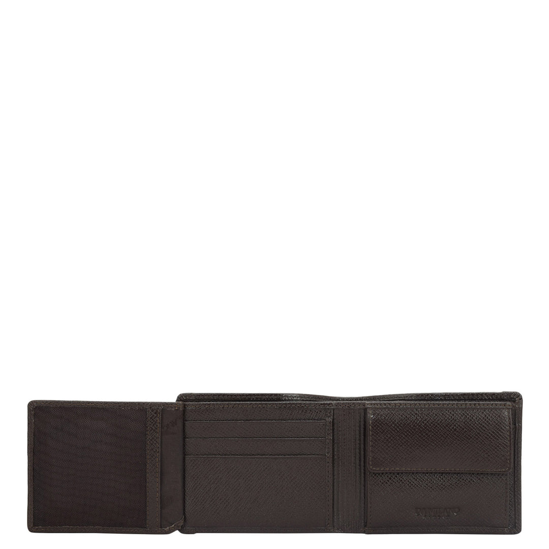 Date Bifold Leather Mens Wallet