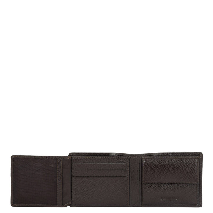 Date Bifold Leather Mens Wallet