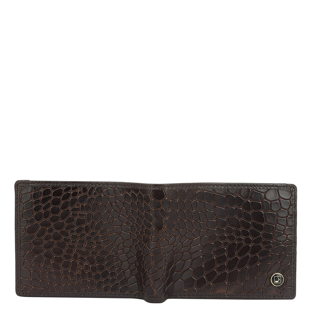 Date Bifold Leather Mens Wallet