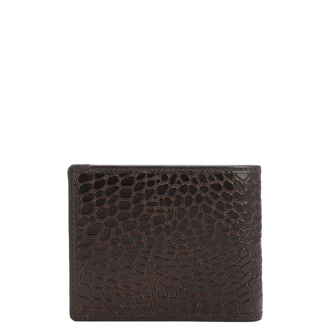 Date Bifold Leather Mens Wallet
