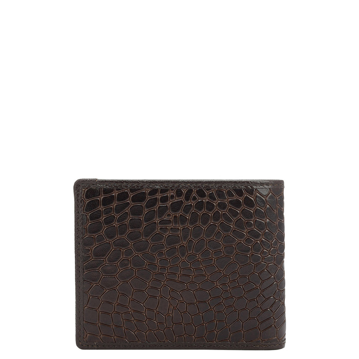 Date Bifold Leather Mens Wallet